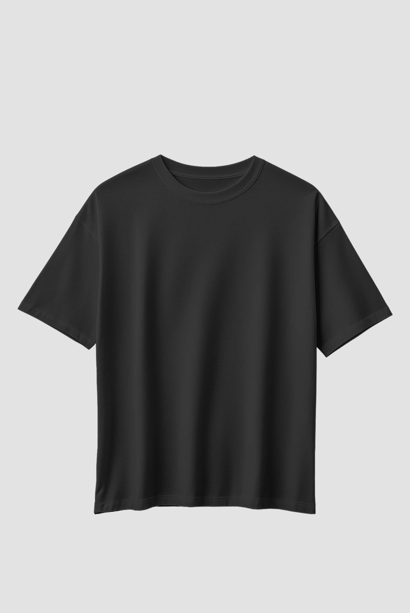 Black Regular Fit Cotton T-shirt