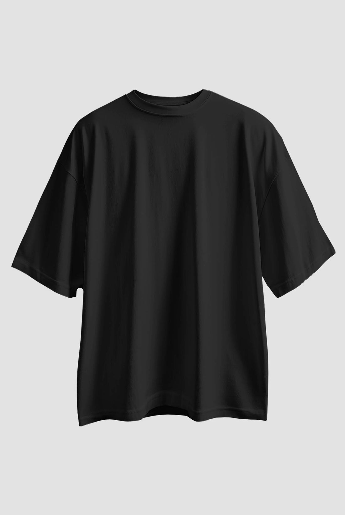 Black Oversized Fit Cotton T-shirt