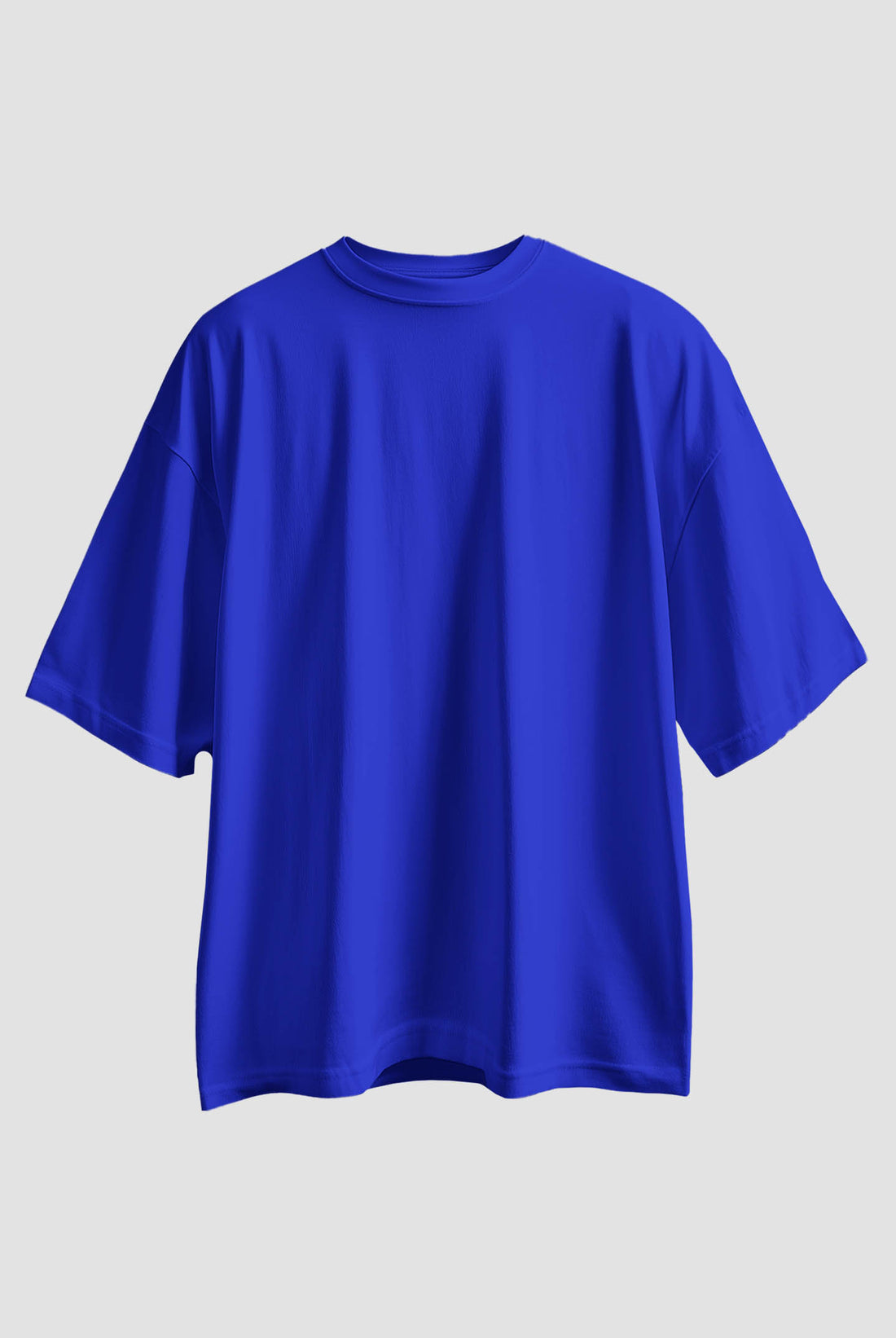 Dark Blue Oversized Fit Cotton T-shirt