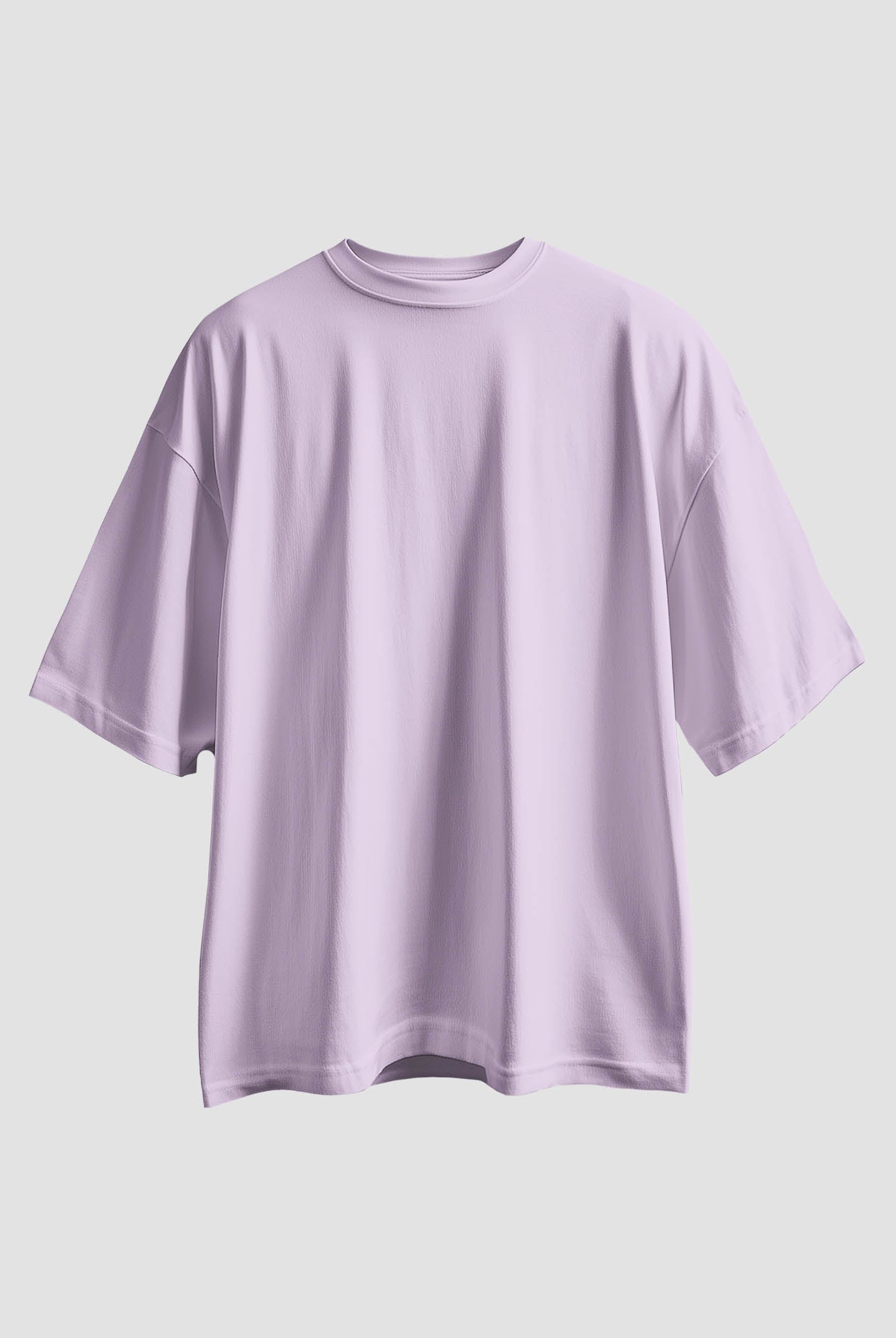 Lavender Oversized Fit Cotton T-shirt