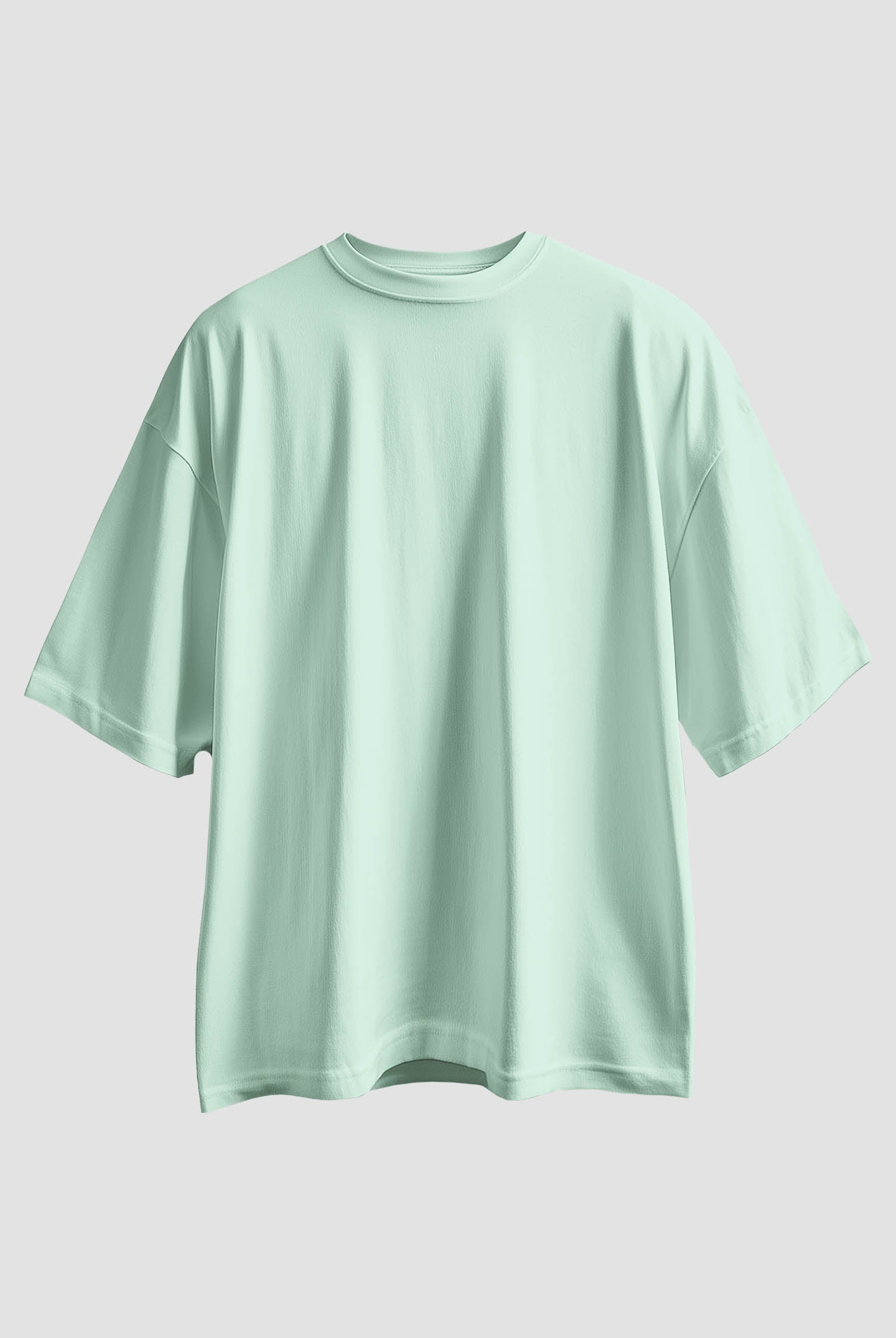 Pista Green Oversized Fit Cotton T-shirt