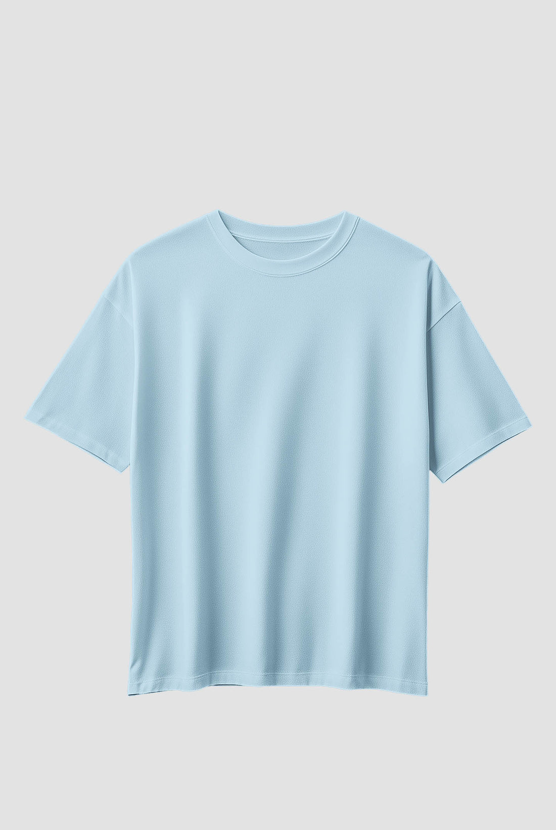 Sky Blue Regular Fit Cotton T-shirt